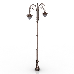 lamppost robers portico al6819 3D Model Preview #816d2fb6