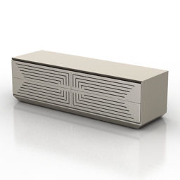 locker tv itech stand 3D Model Preview #291d6fae