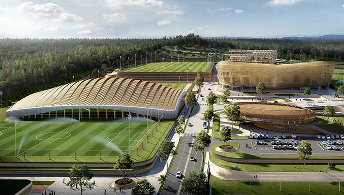 Korean National Football Centre by UNStudio, Seoul, South Korea