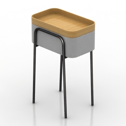 table ligne roset couliss 3D Model Preview #3289900e