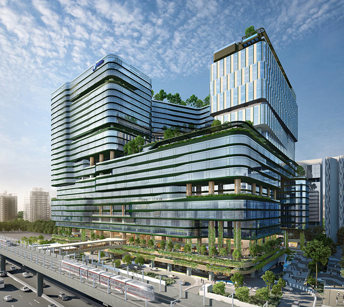 NESCO Centre Building II by Aedas, Mumbai, India