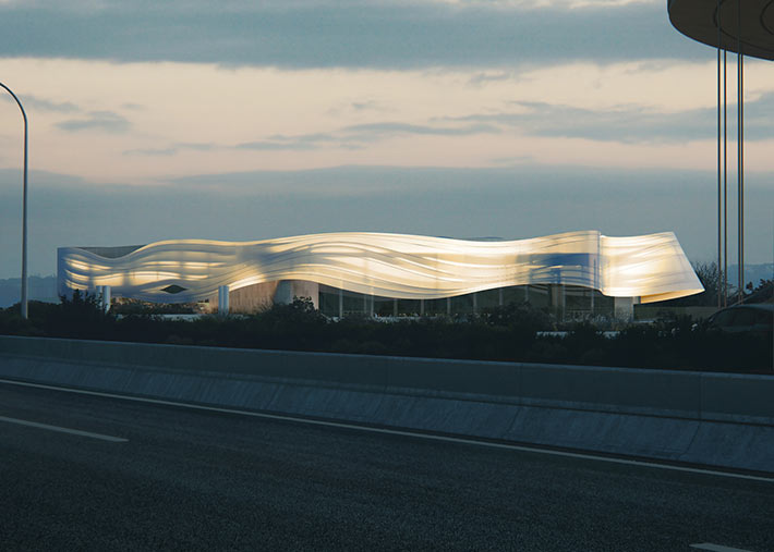 Aquatic Centre by MAD Architects, Paris, France