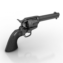 colt single action army 3D Model Preview #2b91683f