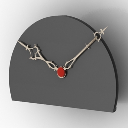 clock black 3D Model Preview #7f0d7f5f