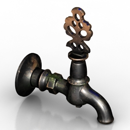 faucet retro 3D Model Preview #638bc719
