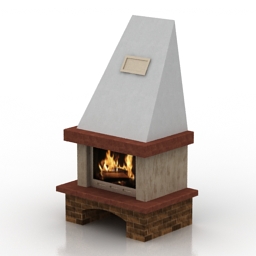 3D Fireplace preview