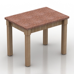 table - 3D Model Preview #1e9bc9c8