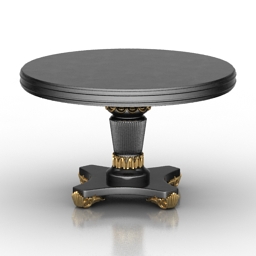 table round lyon 3D Model Preview #d2817fb1
