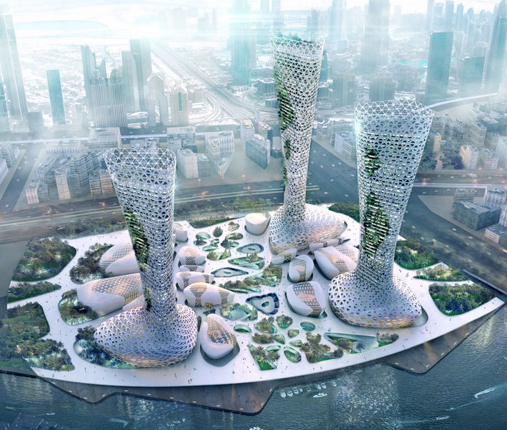 Symbiotic Towers, Dubai, United Arab Emirates