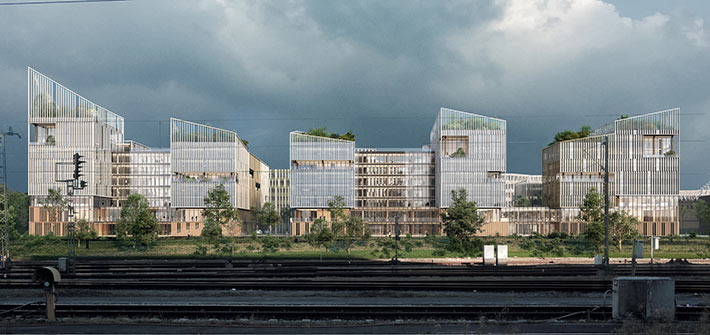 NØRR office and cultural center, Saint-Denis, France