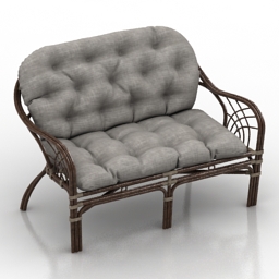 sofa roma rotang 3D Model Preview #abacb9e2