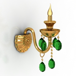 sconce 1pl 3D Model Preview #cffcd76a