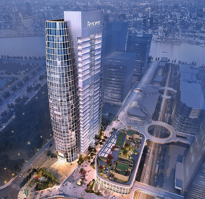 Tencent East China Headquarters, Shanghai, China