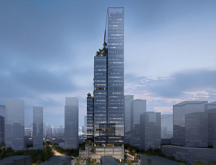 Shenzhen Meilin Dongguan Sci-Tech Building, Shenzhen, China