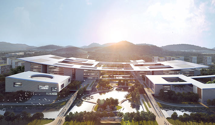 Sino-French aeronautics campus, Hangzhou, China