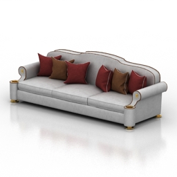sofa visionnaire diplomate 3D Model Preview #c77fdec3