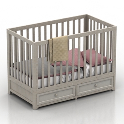 bed childrens 3D Model Preview #494dc669