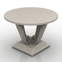 table christopher guy round 3D Model Preview #b8f914f2