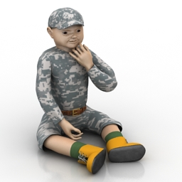 toy boy 3D Model Preview #3ad52d5f