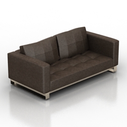 sofa cassius deluxe el 3D Model Preview #a65116b2