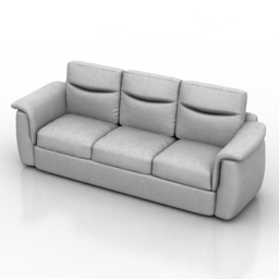 sofa white 3D Model Preview #a27e064a