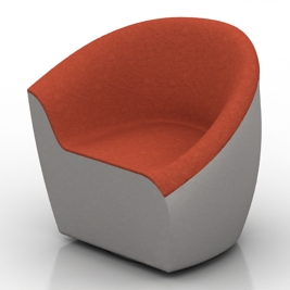 armchair 274-10 3D Model Preview #9aa89066