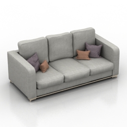 sofa english home 3D Model Preview #51ef485f