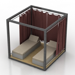 bed 3D Model Preview #881ab74a