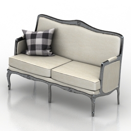 sofa sevensedia 3D Model Preview #ef97a81d