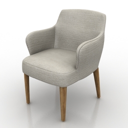 3D Armchair preview