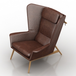 armchair boconcept hamilton 3D Model Preview #be7b3c39
