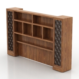 bookcase 3D Model Preview #c66e8c77