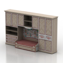 bed childroom 3D Model Preview #29000762