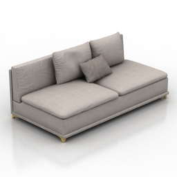 sofa bed 3D Model Preview #0d74edaa