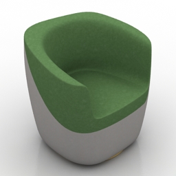 armchair 276-10 3D Model Preview #cd78b25a
