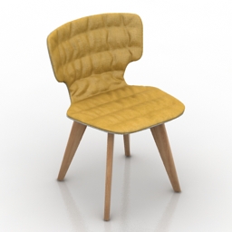 chair alias design erice pad soft chair 3D Model Preview #7dc444dd