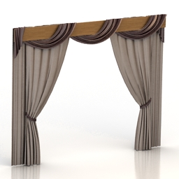 curtain 3D Model Preview #fb9e6117