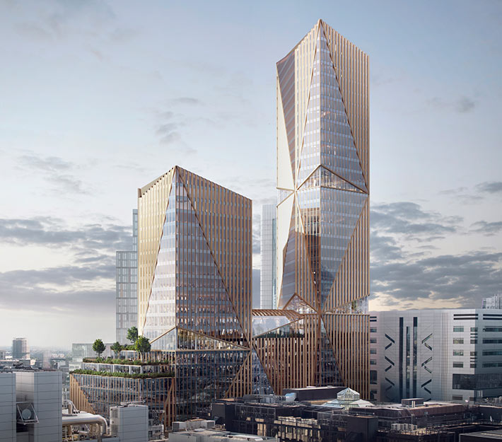 2 Finsbury Avenue by 3XN, London, England