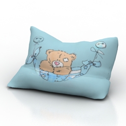 pillow 2 3D Model Preview #25d6fef8