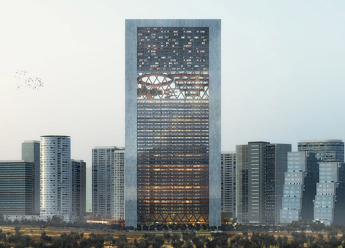 CDMX Mash-Up skyscraper, Mexico City, Mexico