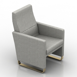 3D Armchair preview
