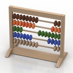 school abacus 3D Model Preview #30472f21