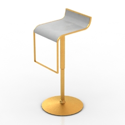 chair bar caffe collezione crack t-100g 3D Model Preview #b1086cf4