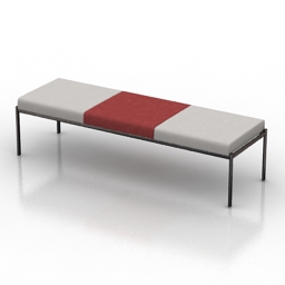 bench 2 3D Model Preview #44830798