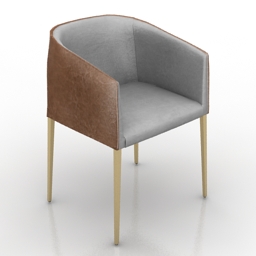 armchair tulip jori 3D Model Preview #c96521aa