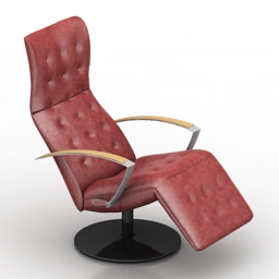 armchair square jori 3D Model Preview #82f4cd59