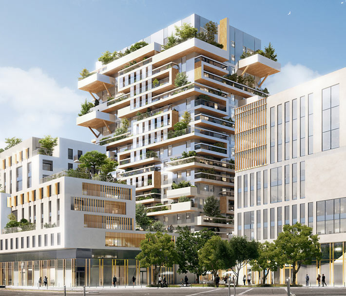 Hyperion residential tower, Bordeaux, France