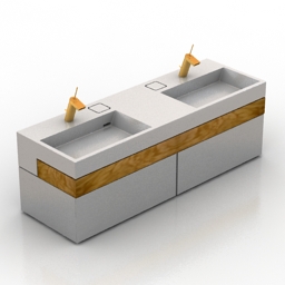wash-basin exa112 3D Model Preview #e46513f6