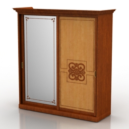 wardrobe sky c3 2 door 3D Model Preview #640b2502