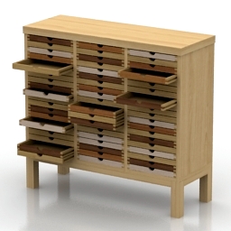 locker sixay furniture sixtematic 3D Model Preview #2c580853